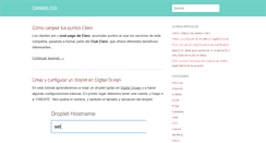Desktop Screenshot of daniblog.com